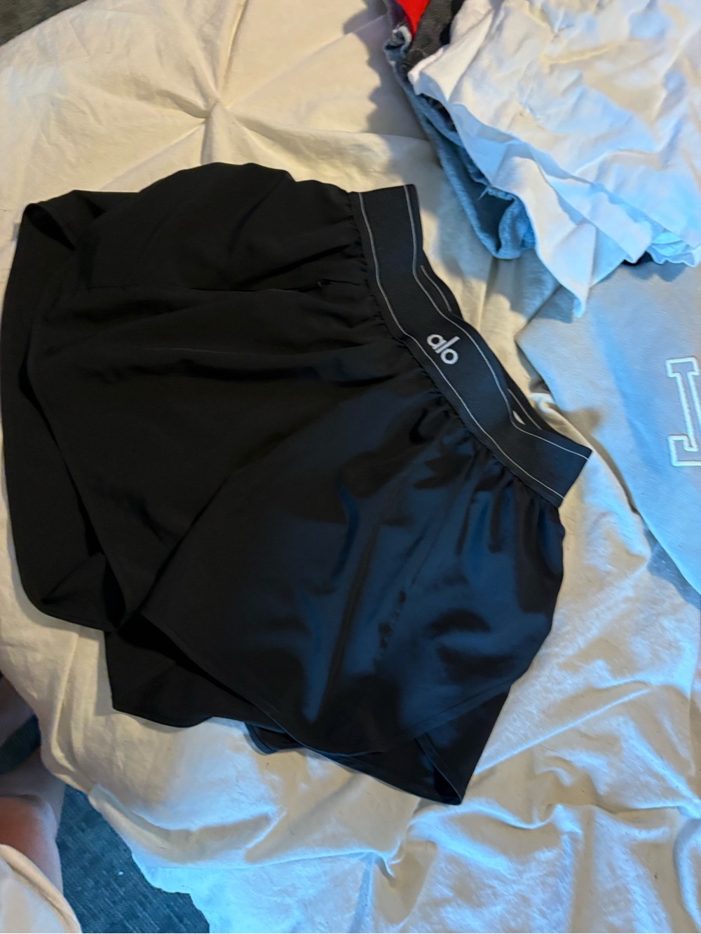 ALO Yoga Black Performance Running Shorts